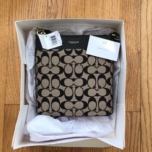 COACH Legacy Printed Signature Fabric Swingback